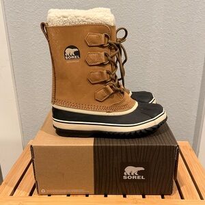 Women’s Sorel 1964 PAC 2 Snow Winter Boots Waterproof Size 6 New Brown Black